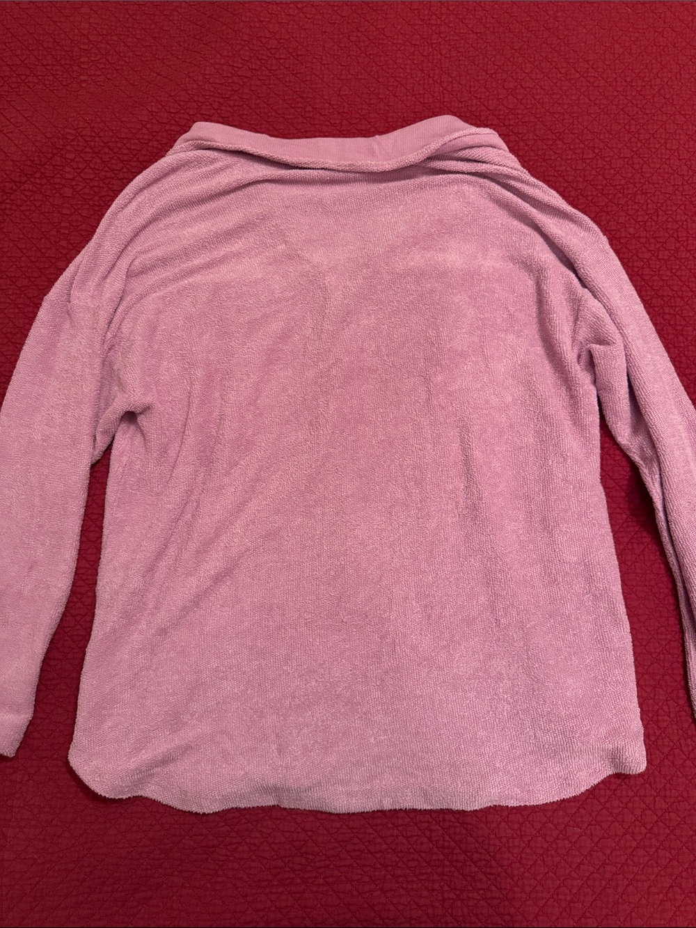 Pink Button-Up Shacket - Picture 4 of 6